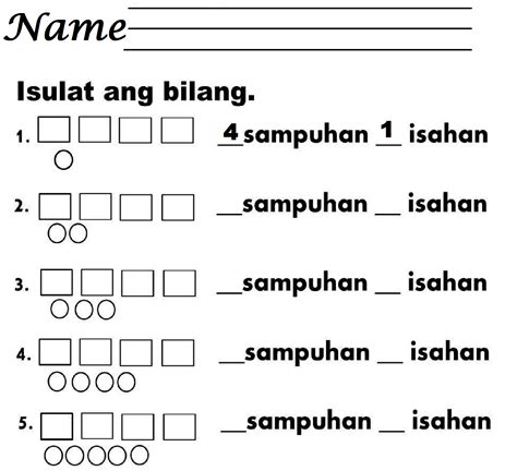 math in Tagalog .